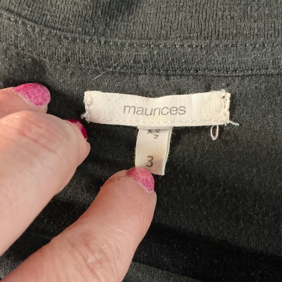 🔵 Maurices Peace Love Pumpkin Spice Long Sleeve Top - Picture 2 of 5